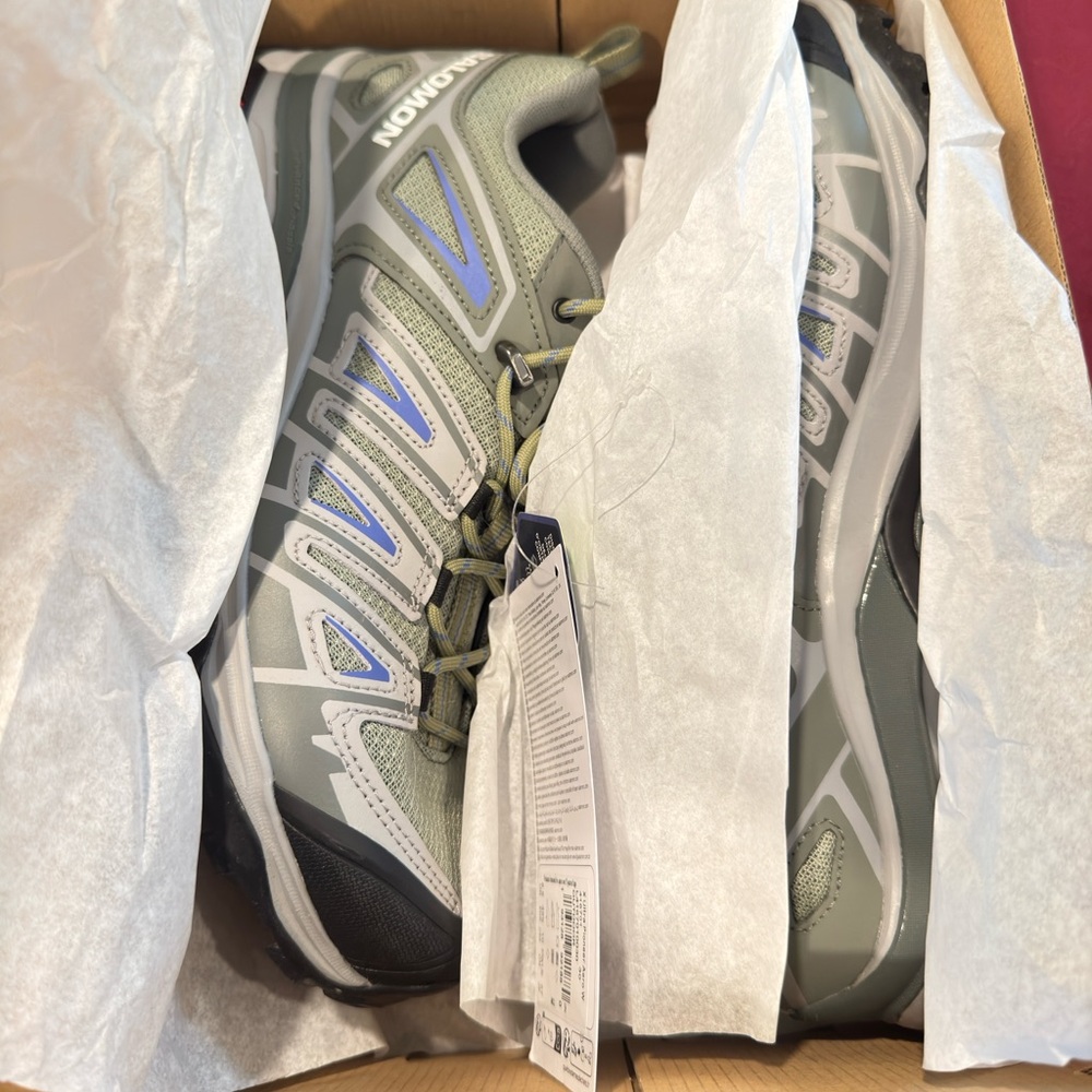 Salomon X Ultra Pioneer Aero Women’s Shoes - Green, Black and Gray Size 10 - Picture 10 of 11